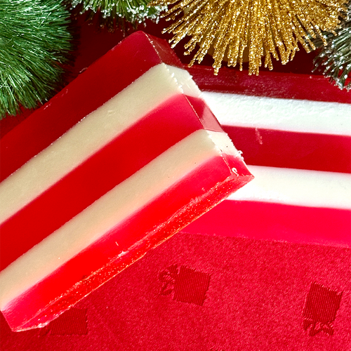 Candy Cane Soap