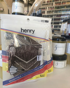Henry Pleated Face Masks- For Adults - September Nail Salon